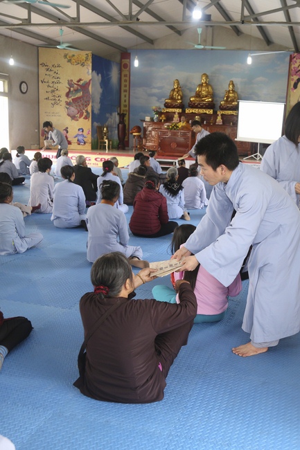 The ceremony of refuging on the Three Jewels at Dong Cao Pagoda - Thanh Hoa