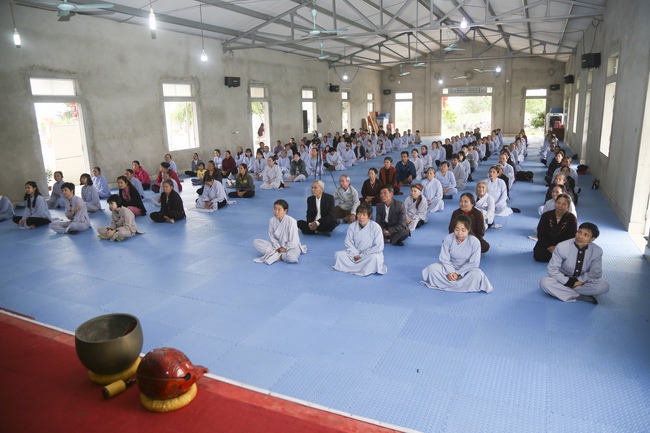 The ceremony of refuging on the Three Jewels at Dong Cao Pagoda - Thanh Hoa
