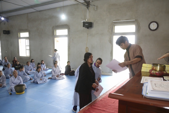 The ceremony of refuging on the Three Jewels at Dong Cao Pagoda - Thanh Hoa