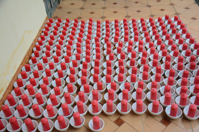 The lantern-flower night commemorating to Bodhisattva Avalokitesvara at Tay Khanh Pagoda.