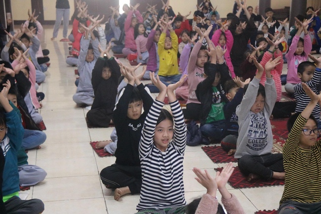 Playground Vietnamese Lotus Nursery in March, the year of the Pig.