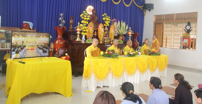The ceremony of taking refuge at Dang Phap Pagoda- Binh Phuoc Province