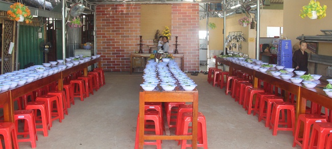 The ceremony of taking refuge at Dang Phap Pagoda- Binh Phuoc Province