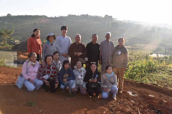 Offering nine branches of Hoang Phap Pagoda