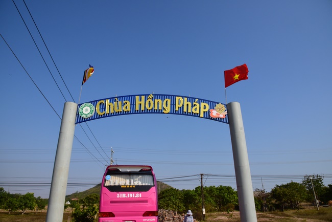 Offering nine branches of Hoang Phap Pagoda