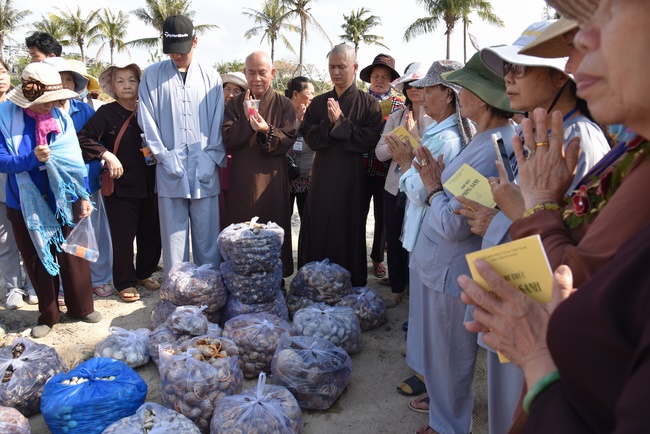 Offering nine branches of Hoang Phap Pagoda