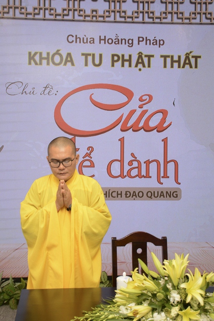 Dharma Talk “Saving for Later” --- The 91st  Seven-Day Retreat