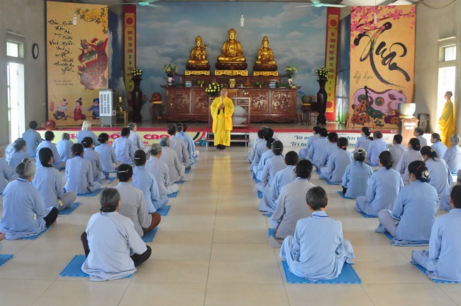 The 7th retreat of “Study of the Buddha's Practice at Dong Cao pagoda in Thanh Hoa.