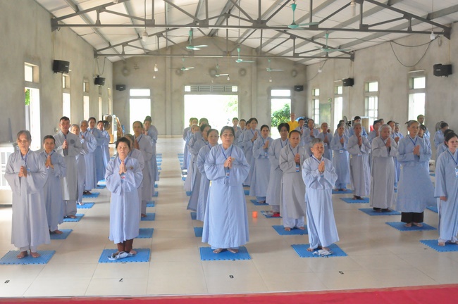 The 7th retreat of “Study of the Buddha's Practice at Dong Cao pagoda in Thanh Hoa.