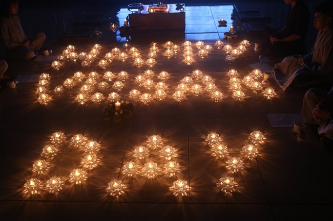 The Retreat The happiness of participants on the Buddha's Birthday