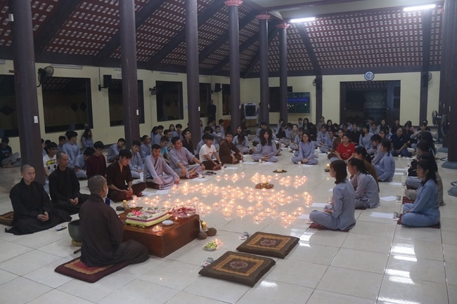 The Retreat The happiness of participants on the Buddha's Birthday