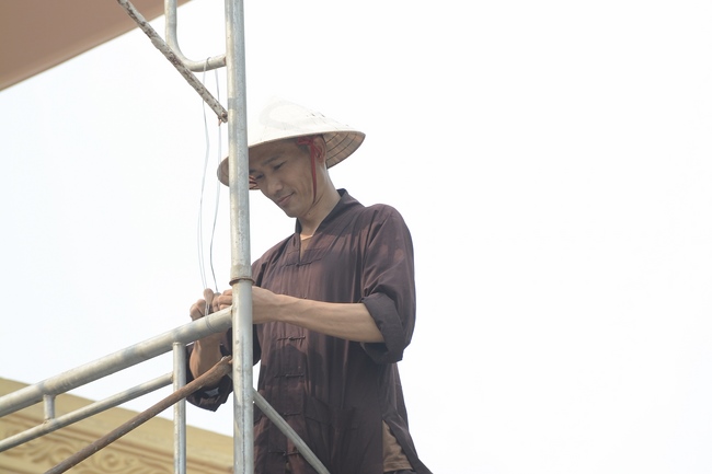 Công tác chuẩn bị trang trí Phật đản Vesak 2019 (phần 2)