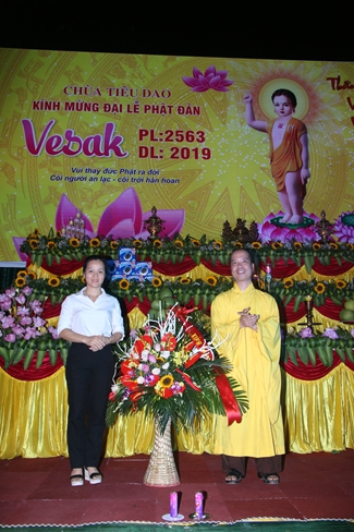 Celebrating the great ceremony of the Buddha’s Birthday at Tieu Dao Pagoda
