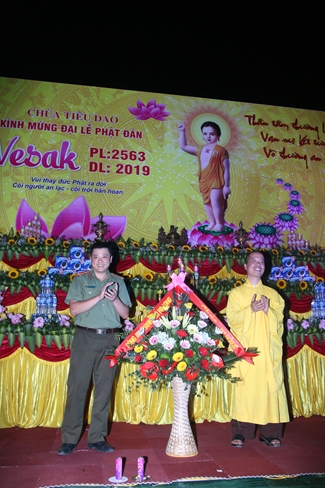 Celebrating the great ceremony of the Buddha’s Birthday at Tieu Dao Pagoda