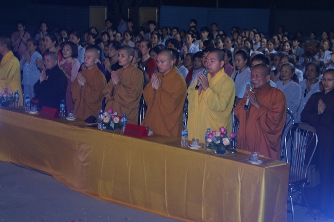 Celebrating the great ceremony of the Buddha’s Birthday at Tieu Dao Pagoda