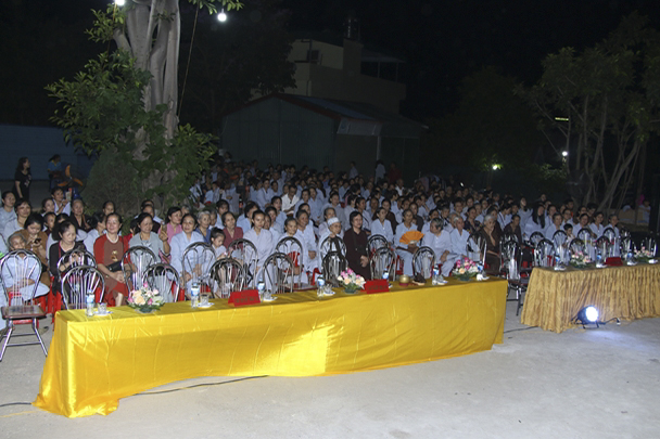 Celebrating the great ceremony of the Buddha’s Birthday at Tieu Dao Pagoda