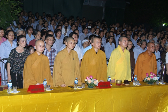 Celebrating the great ceremony of the Buddha’s Birthday at Tieu Dao Pagoda