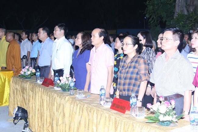 Celebrating the great ceremony of the Buddha’s Birthday at Tieu Dao Pagoda