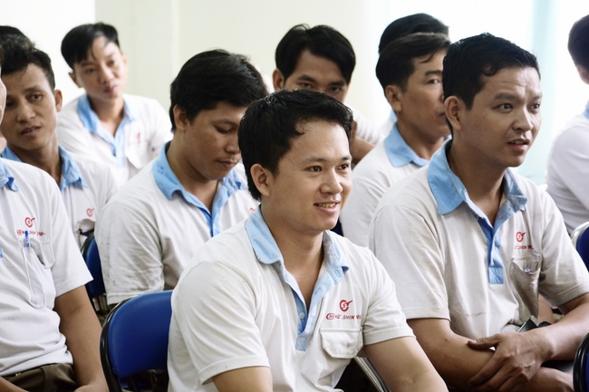 Buổi nói chuyện tại Công ty TNHH CN Cao Su Chính Tân Việt Nam