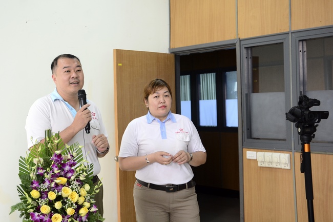 Buổi nói chuyện tại Công ty TNHH CN Cao Su Chính Tân Việt Nam