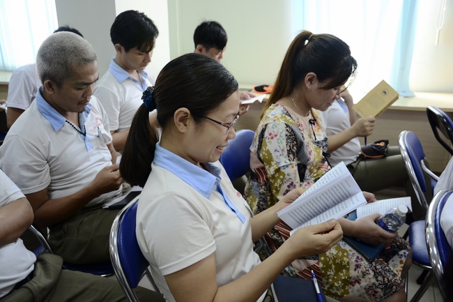 Buổi nói chuyện tại Công ty TNHH CN Cao Su Chính Tân Việt Nam