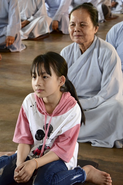 Sharing Dharma at Phap Vien Pagoda in Dak Nong