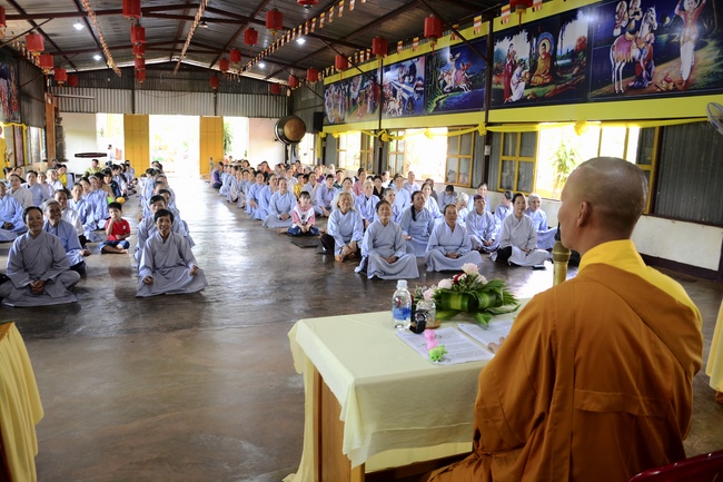 Sharing Dharma at Phap Vien Pagoda in Dak Nong
