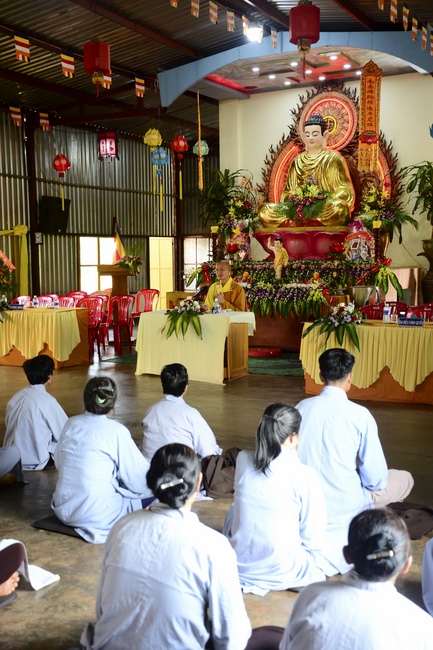 Sharing Dharma at Phap Vien Pagoda in Dak Nong