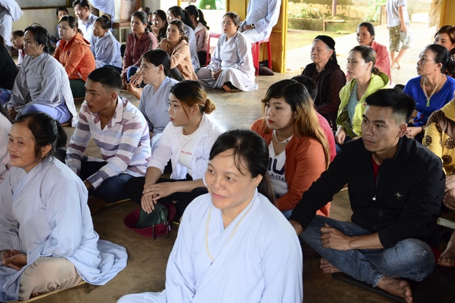 Sharing Dharma at Phap Vien Pagoda in Dak Nong