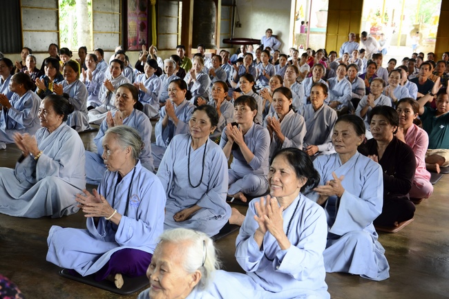 Sharing Dharma at Phap Vien Pagoda in Dak Nong