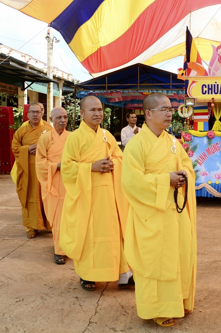 Sharing Dharma at Phap Vien Pagoda in Dak Nong