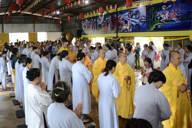 Sharing Dharma at Phap Vien Pagoda in Dak Nong