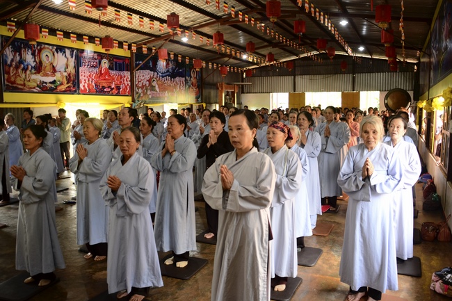 Sharing Dharma at Phap Vien Pagoda in Dak Nong