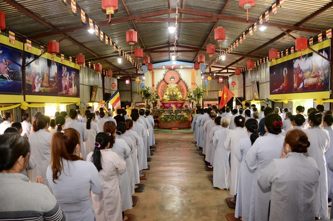 Sharing Dharma at Phap Vien Pagoda in Dak Nong