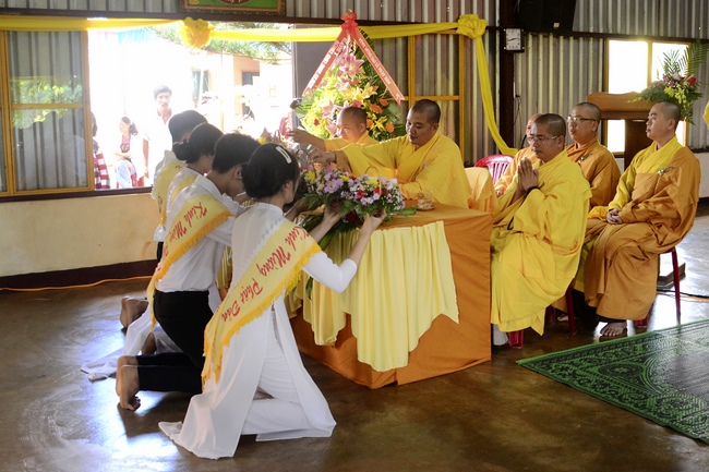 Sharing Dharma at Phap Vien Pagoda in Dak Nong