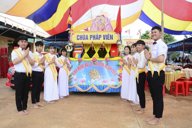Sharing Dharma at Phap Vien Pagoda in Dak Nong
