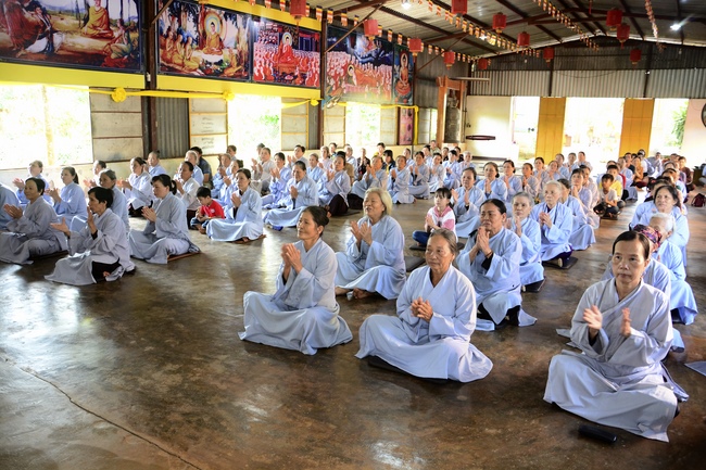 Sharing Dharma at Phap Vien Pagoda in Dak Nong