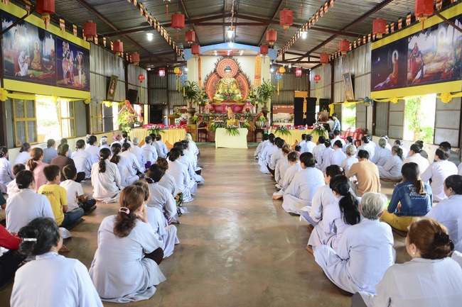 Sharing Dharma at Phap Vien Pagoda in Dak Nong