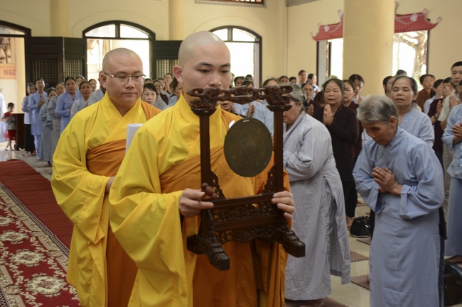 Vesak ceremony at Tay Khanh pagoda, Thai Binh province