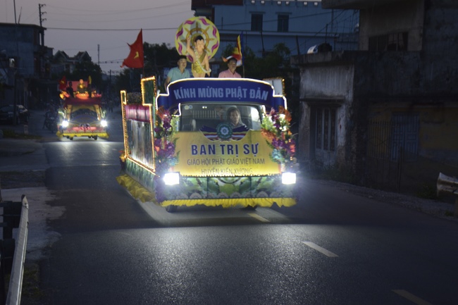Vesak ceremony at Tay Khanh pagoda, Thai Binh province
