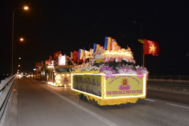 Vesak ceremony at Tay Khanh pagoda, Thai Binh province