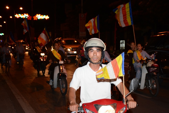 Vesak ceremony at Tay Khanh pagoda, Thai Binh province