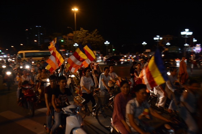 Vesak ceremony at Tay Khanh pagoda, Thai Binh province