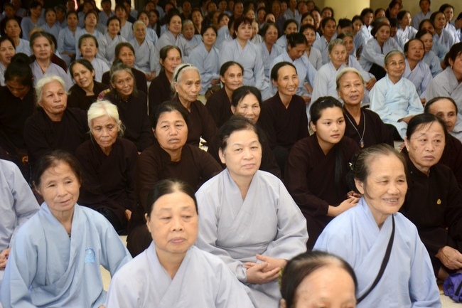 Vesak ceremony at Tay Khanh pagoda, Thai Binh province