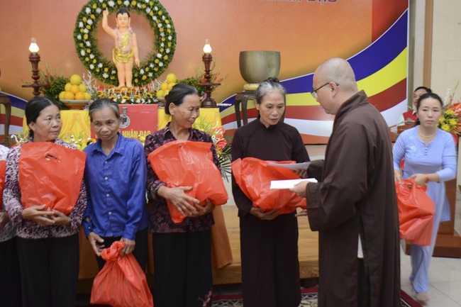 Vesak ceremony at Tay Khanh pagoda, Thai Binh province