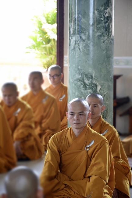 Hoang Phap Monk Join the Monastic Confession 2019
