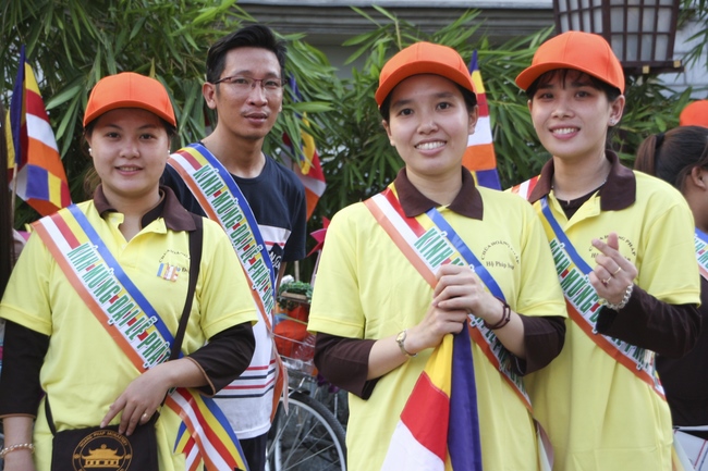 Diễu hành xe đạp mừng đại lễ Phật đản 2019