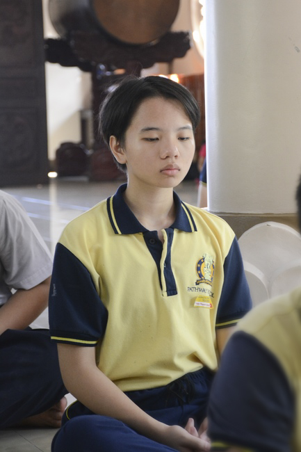 Trường Tuệ Đức sinh hoạt ngoại khóa tại chùa Hoằng Pháp