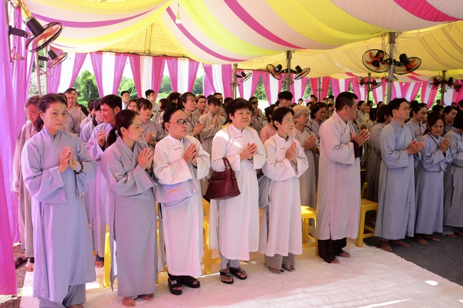 The Buddha's Birthday Great Ceremony at Tay Phap Pagoda