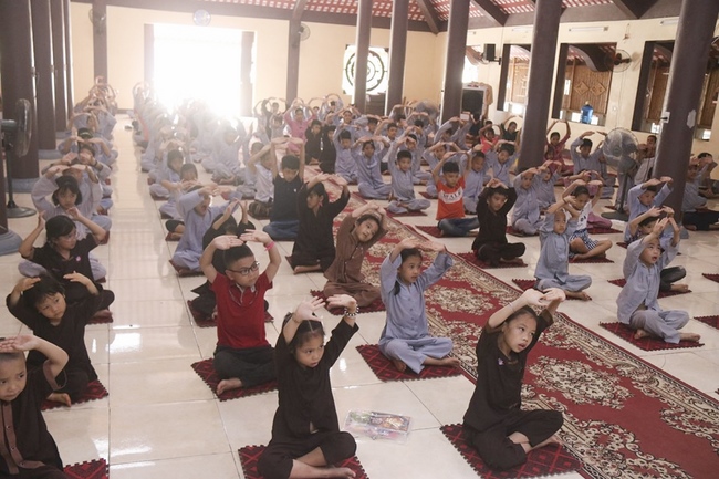 The playground “Sowing of Viet Lotus Seeds” at Hoa Phuc Pagoda